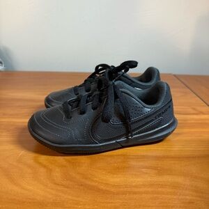 Nike Junior Toddler Tiempo Legend 9 Club Indoor Soccer Cleats‎ Black DA1332 K11